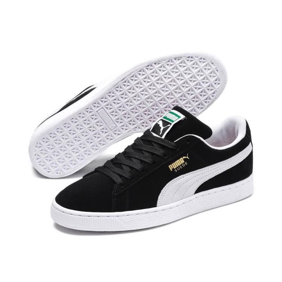 BRAND NEW women puma suede classic black shoes size US 6.5 & US 7.5 - Picture 1 of 8